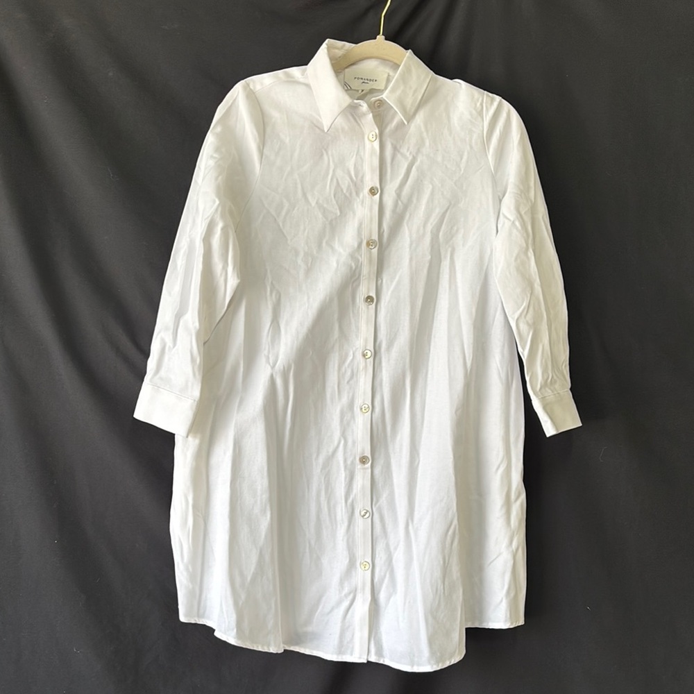 Tuckernuck White Button Down Casual Dress